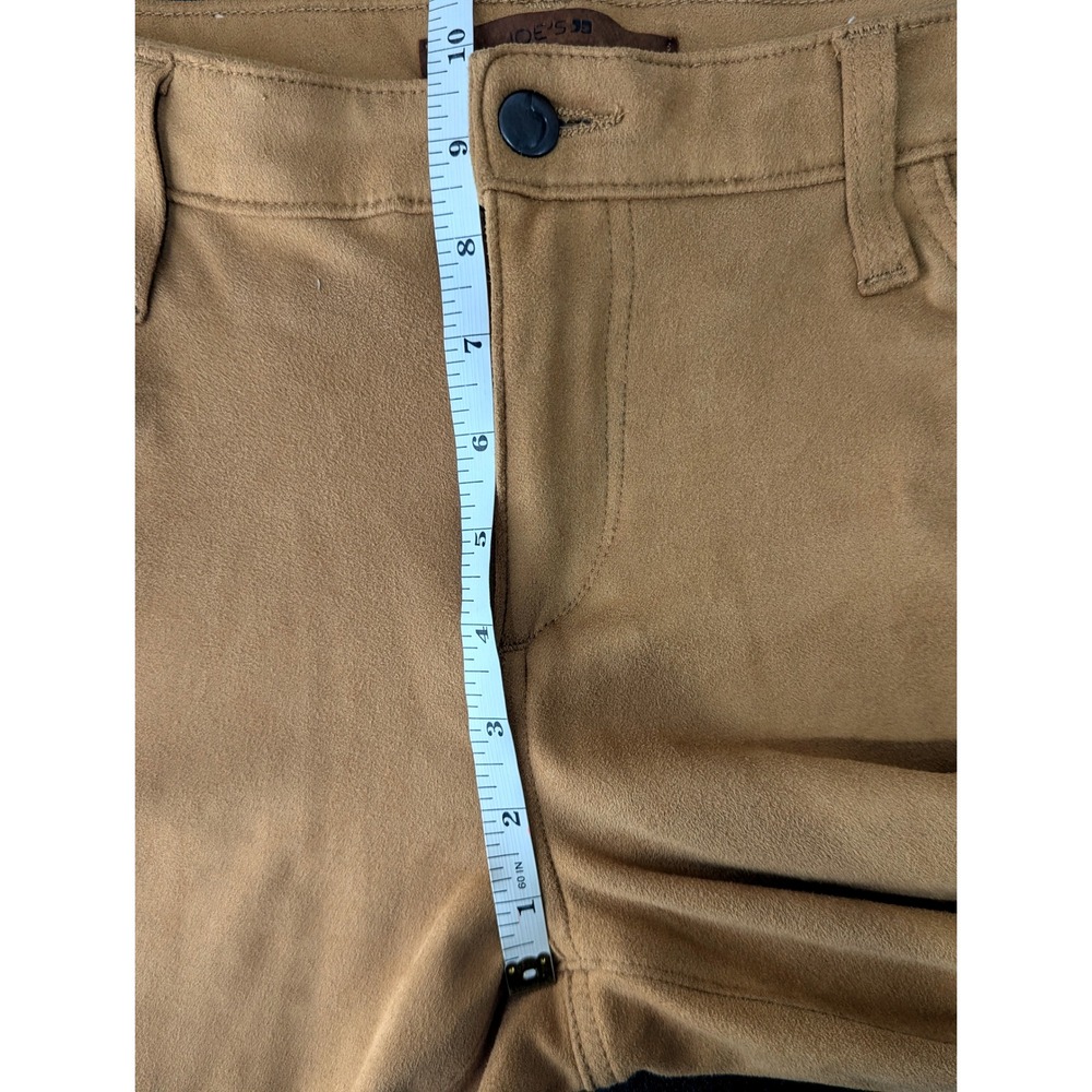 Joe's Jeans Faux Suede The Icon Skinny Mid Rise Womens Size 32 Camel Tan‎ Pants - Picture 8 of 10